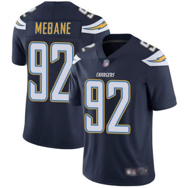 Los Angeles Chargers NFL Football Brandon Mebane Navy Blue Jersey Men Limited  #92 Home Vapor Untouchable->los angeles chargers->NFL Jersey